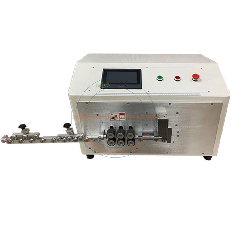 25mm² Servo Motorized Solid Core Cable Cut Strip to Bend Machine