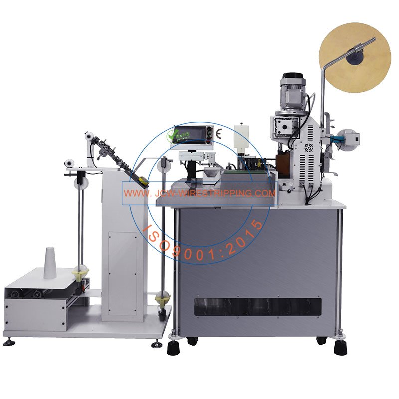 Fully-auto Single Wire Crimping to Tinning Machine