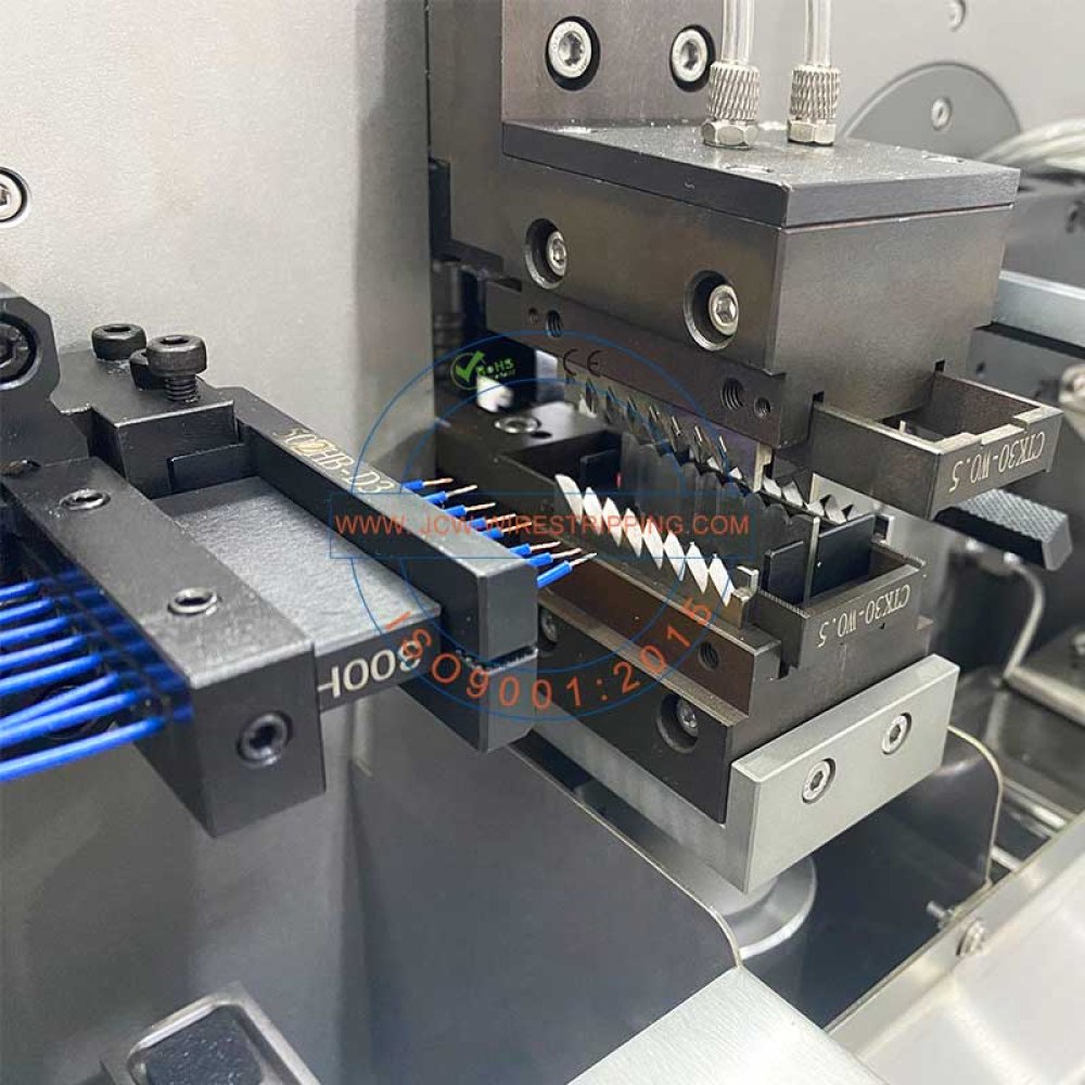 High-end Servo Motorized Automatic Wire Stripping to Tinning Machine ...