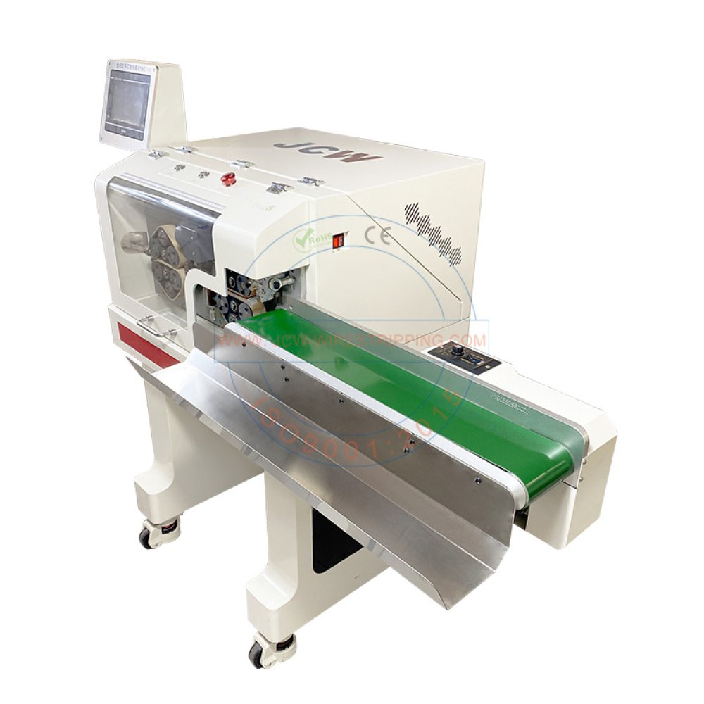 Automatic Multi-conductor Cable Cutter Stripper Stacker | JCWelec