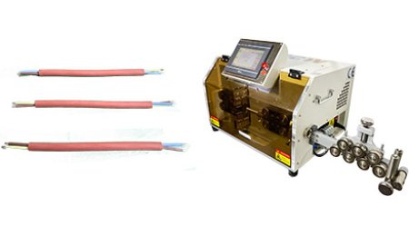 Rubber Insulated Multicore Cable Cutting Stripping