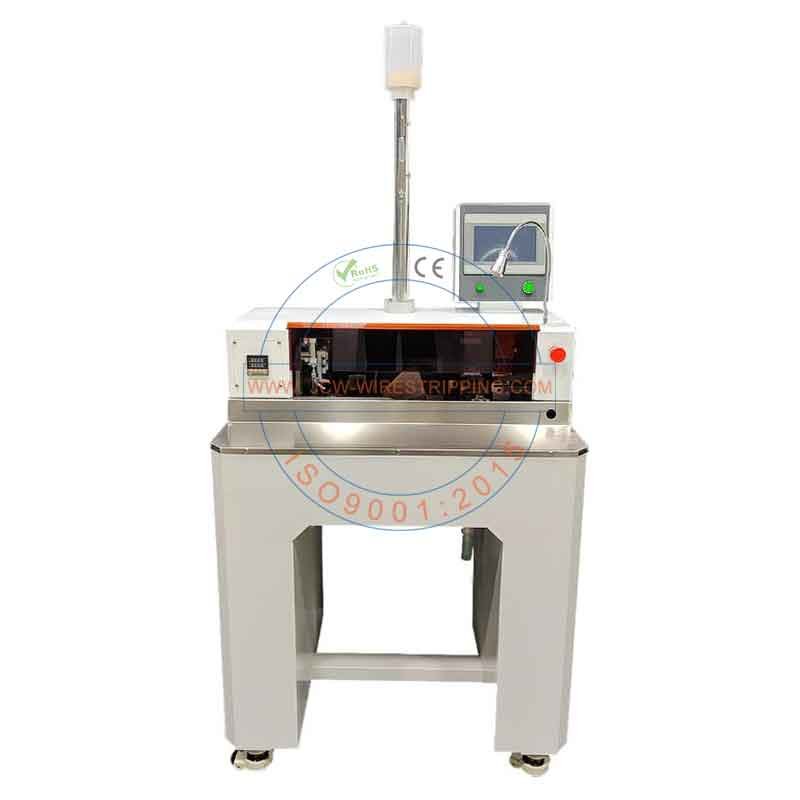 Multicore Cable Wire End Stripping to Tinning Machine
