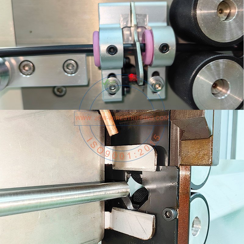 6MM O.D Round Multicore Power Cable Cutting Stripping Machine | JCWelec