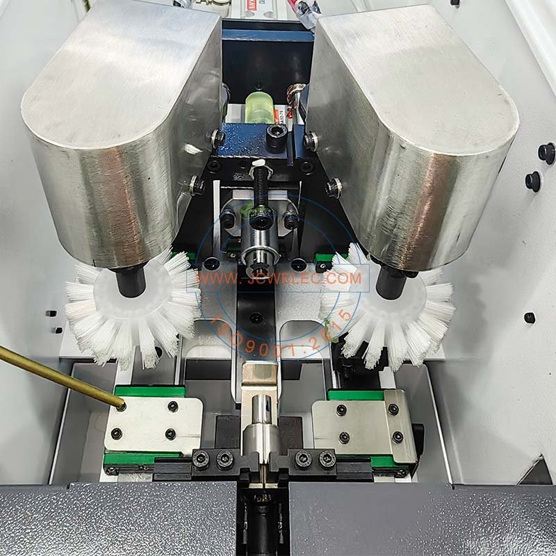 Shielded Cable Brushing Cutting Folding Machine | JCWelec
