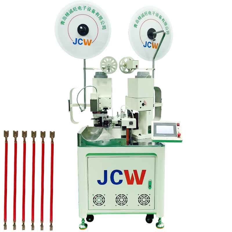 Automatic Double Head Open Barrel Terminal Crimping Machine