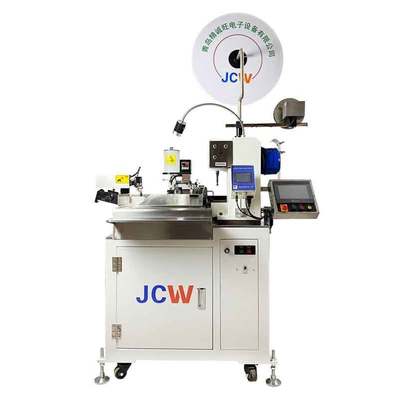 Fully Automatic Ultra Thin Wire Crimp to Tin Solder Machine