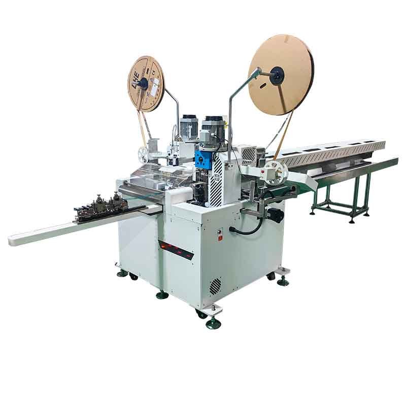 Automatic Ribbon Cable Slit, Strip & Terminal Crimp Machine