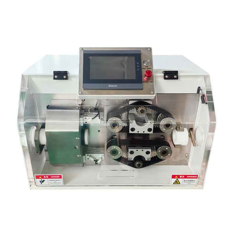 Hose Cutting Machine with Rotating Blade