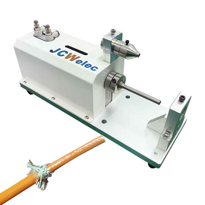 Pneumatic Cable Braid Shield Cutting Machine