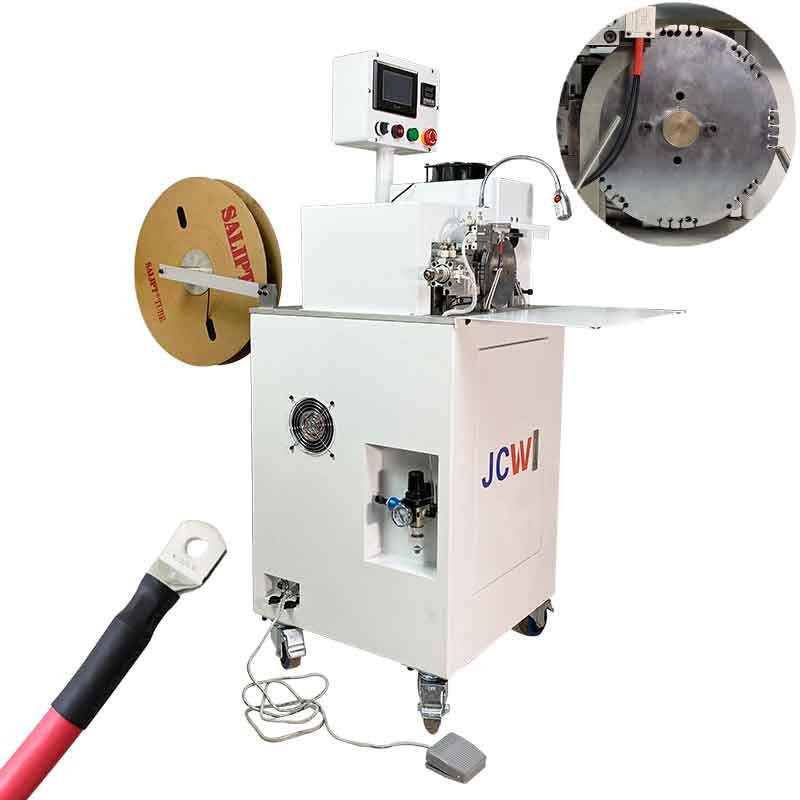 Heat Shrink Tubing Measure Cut Install and Shrink Machine