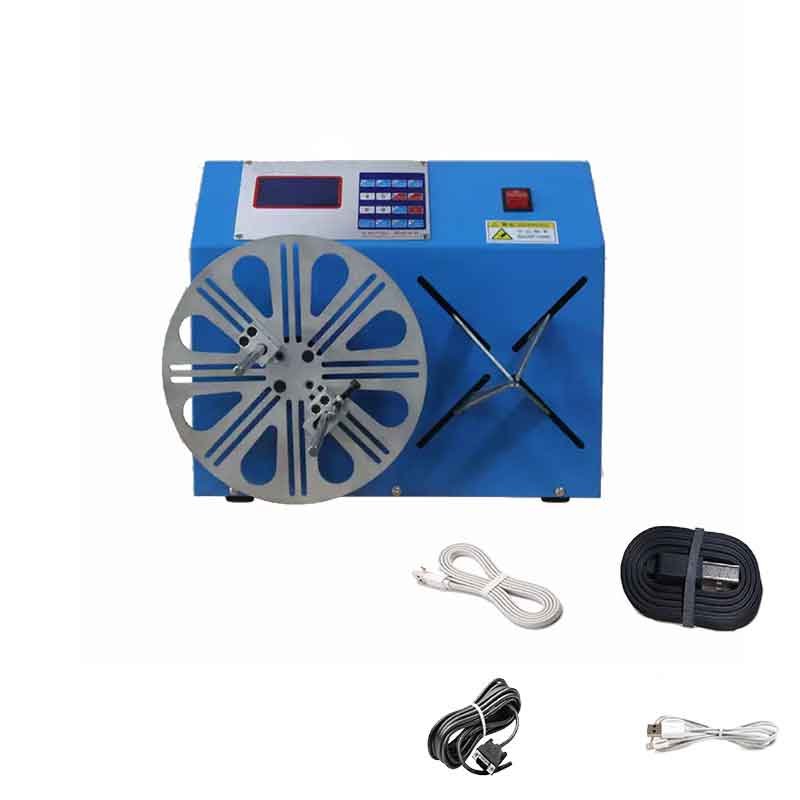 USB / Type-C Data Cable Winding Rubber Band Bundling Machine