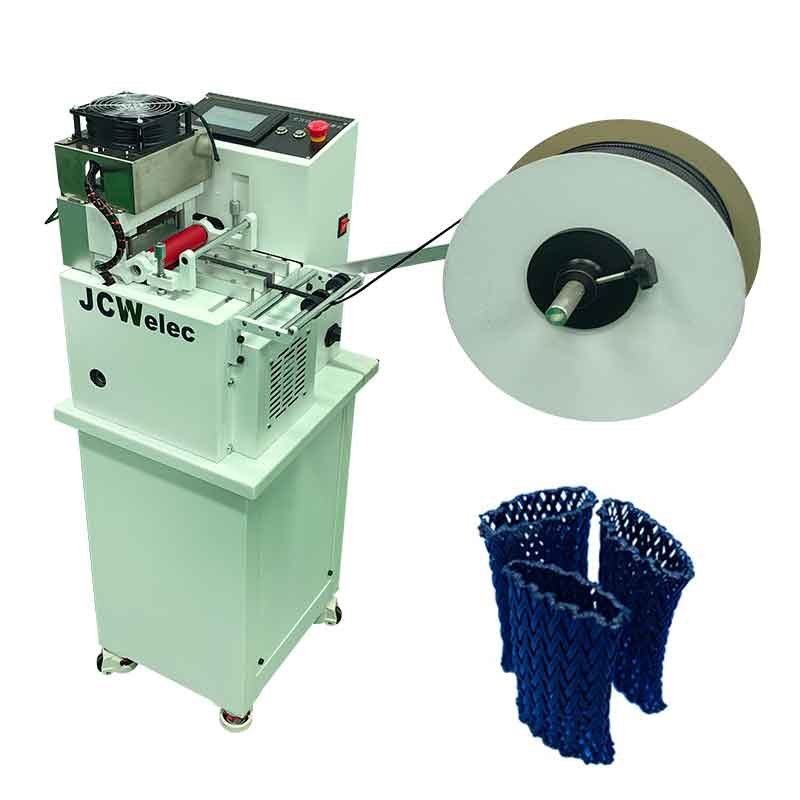 Expandable PTE Braid Cable Sleeve Hot Cutting Sealing Machine