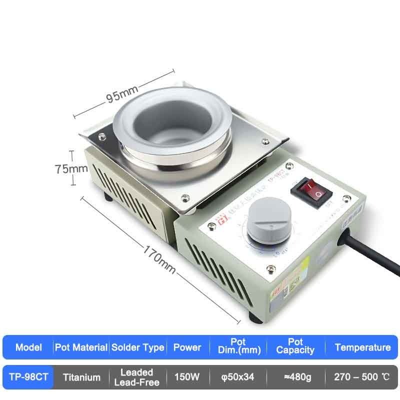 Titanium Solder Pot