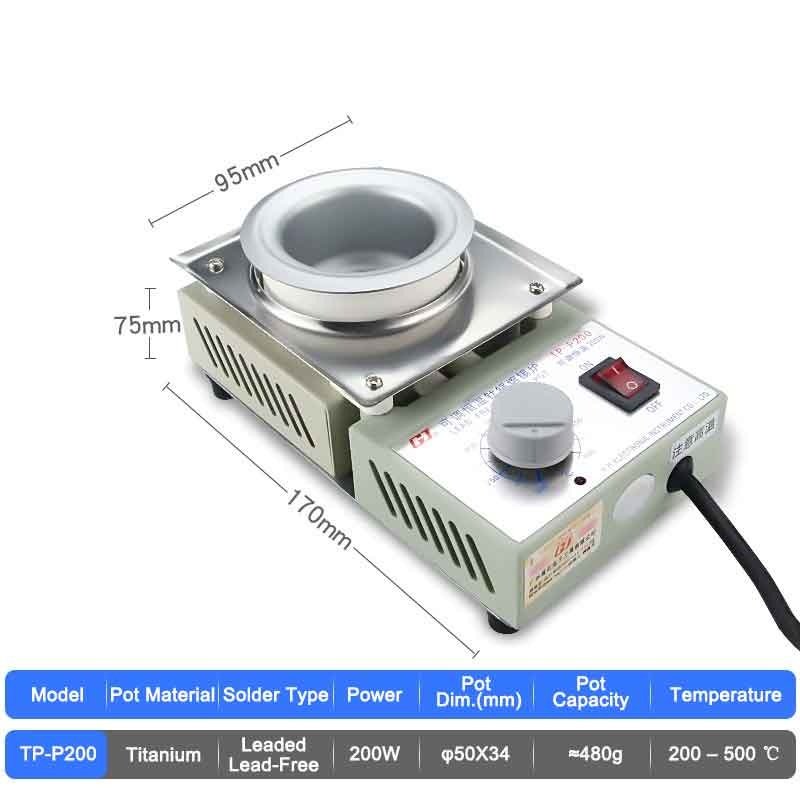 Titanium Solder Pot