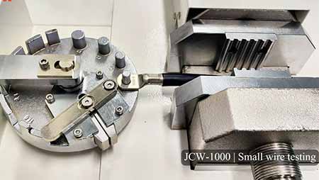 Small wire pull test